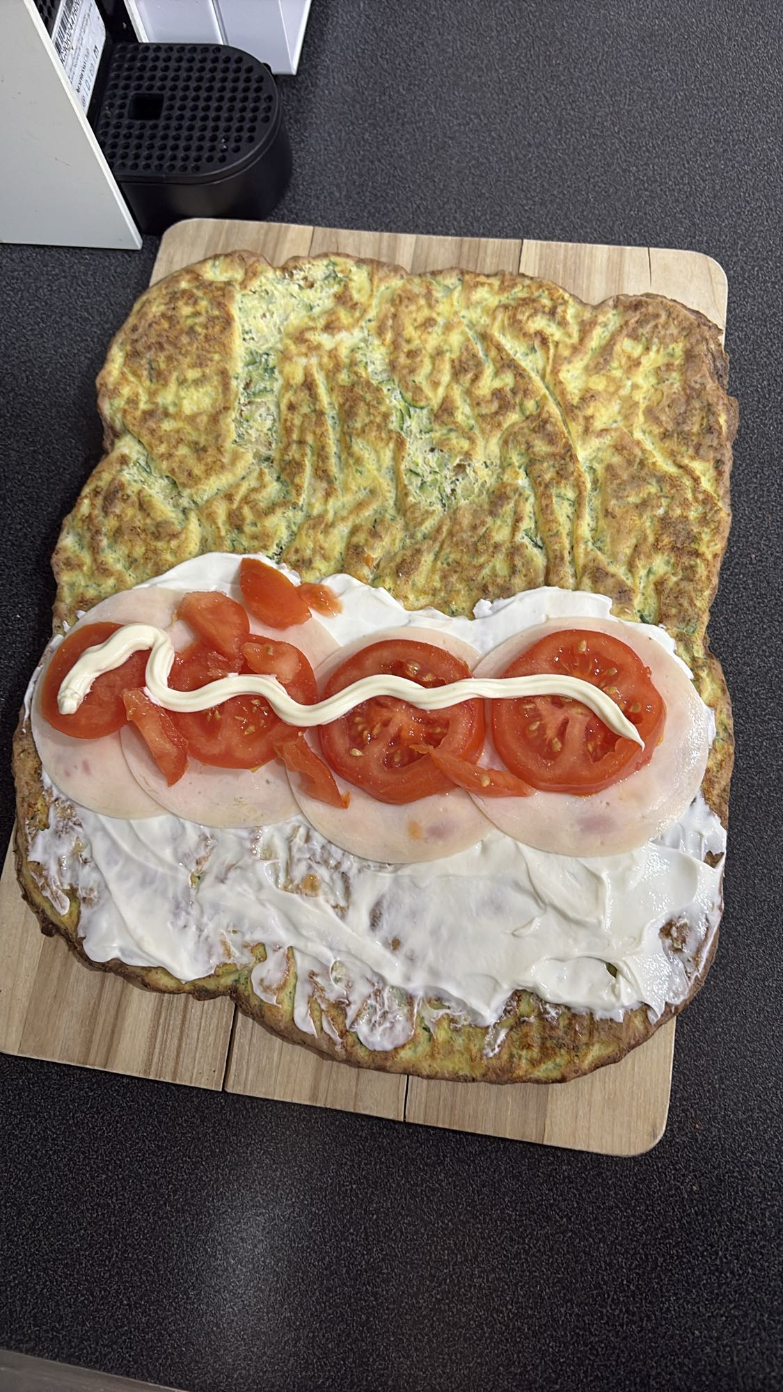 Omelett med kalkun