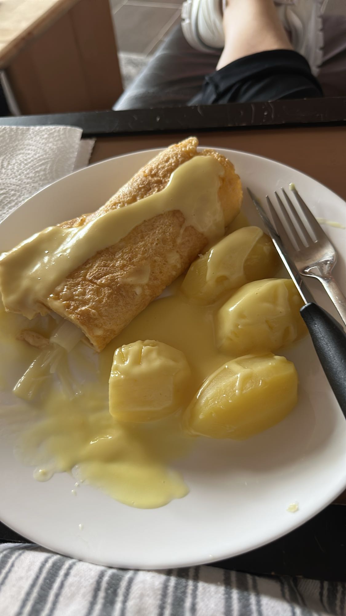 Omelett mit Kartoffeln