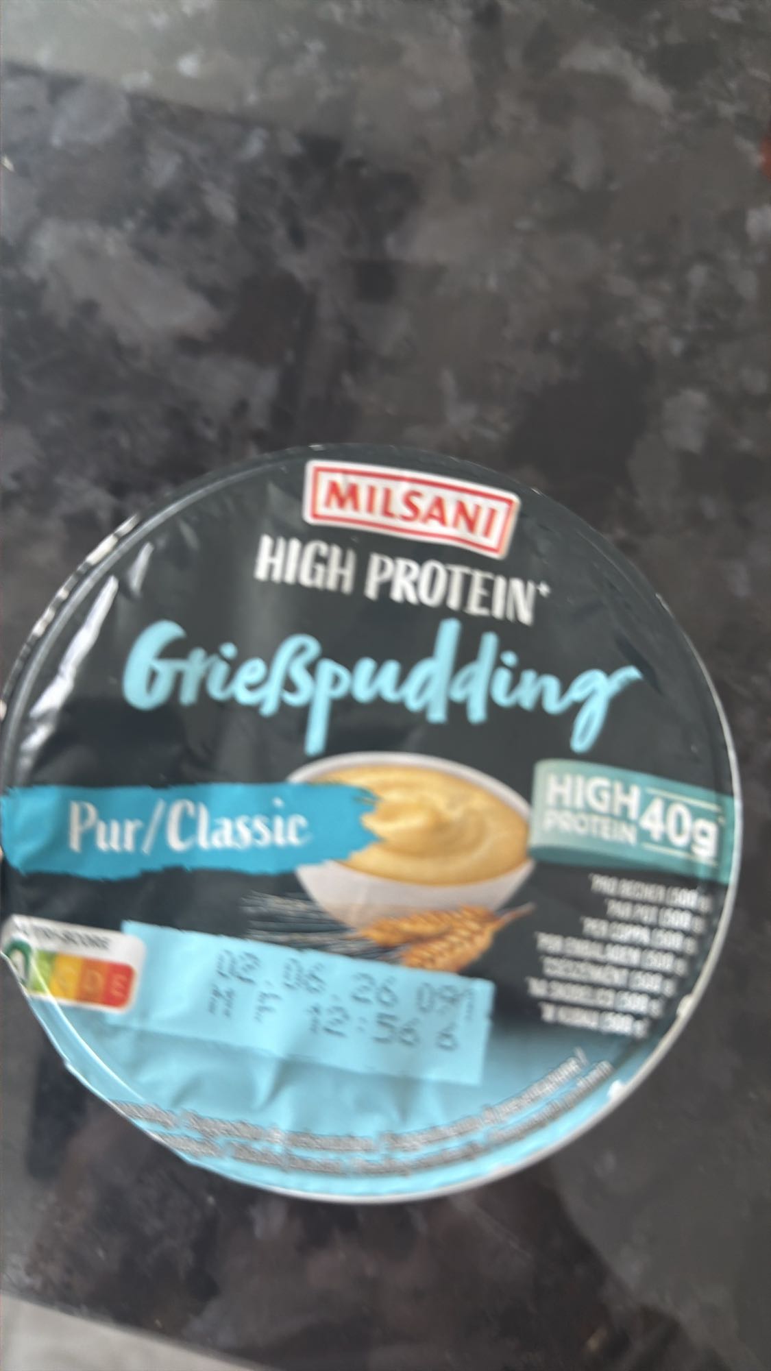 High Protein Grießpudding