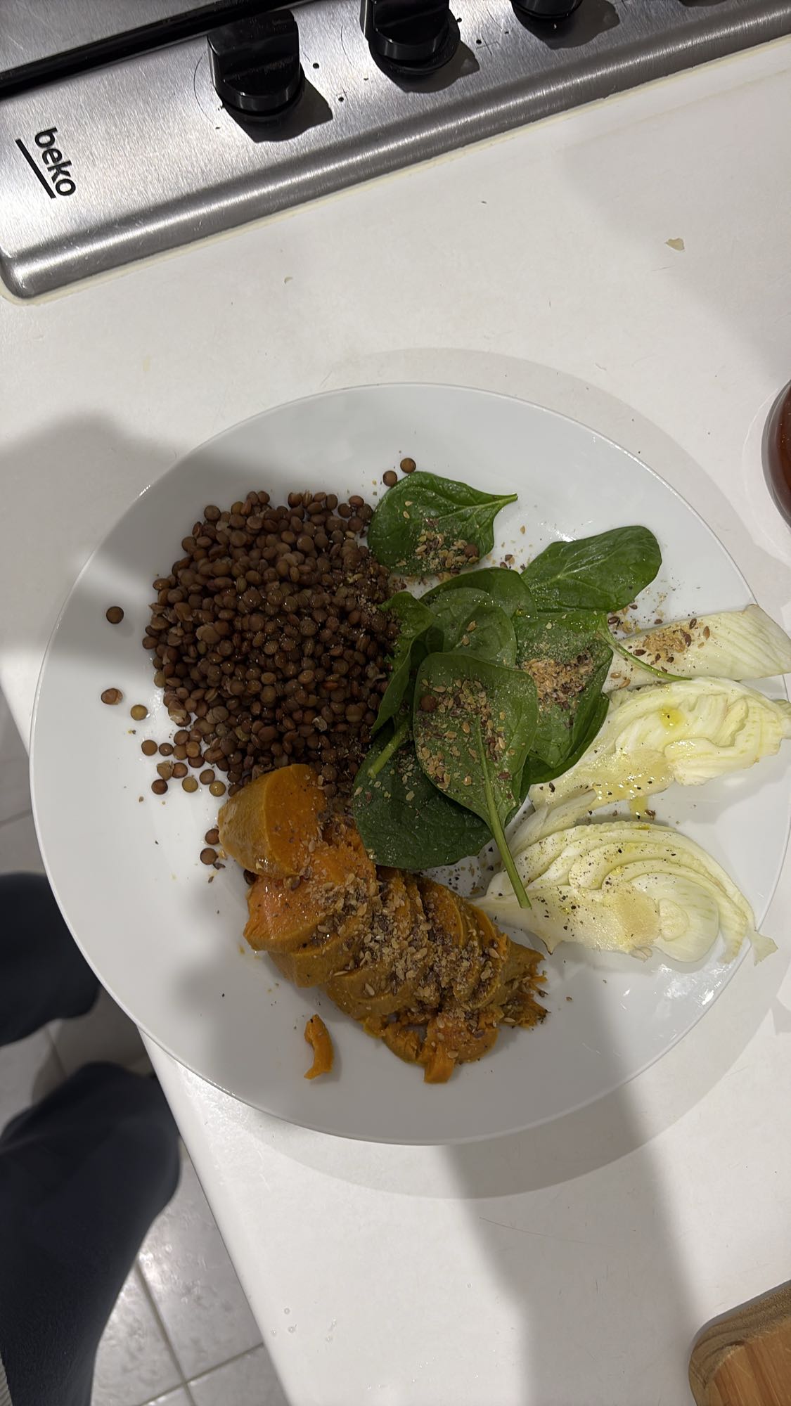 Lentil Veg Plate