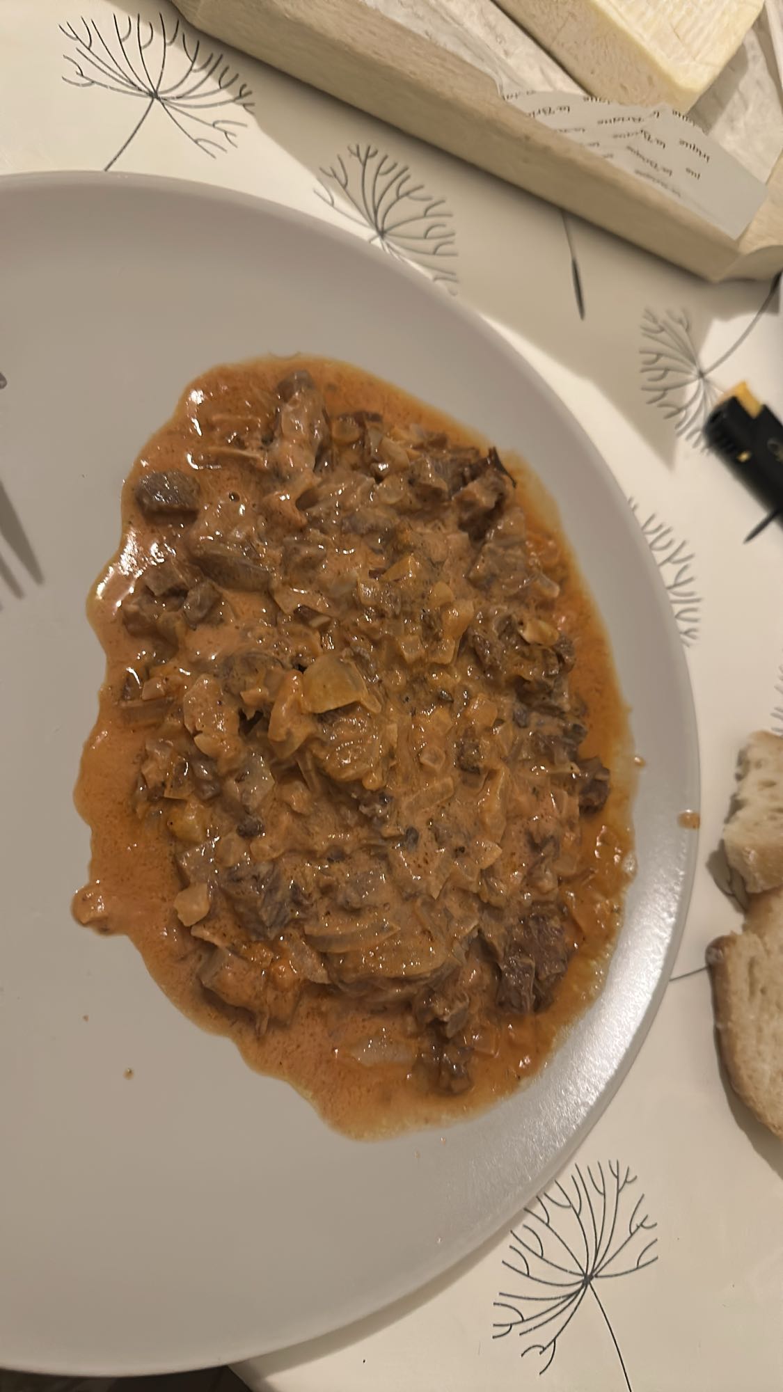 Creamy Beef Mushroom Stew