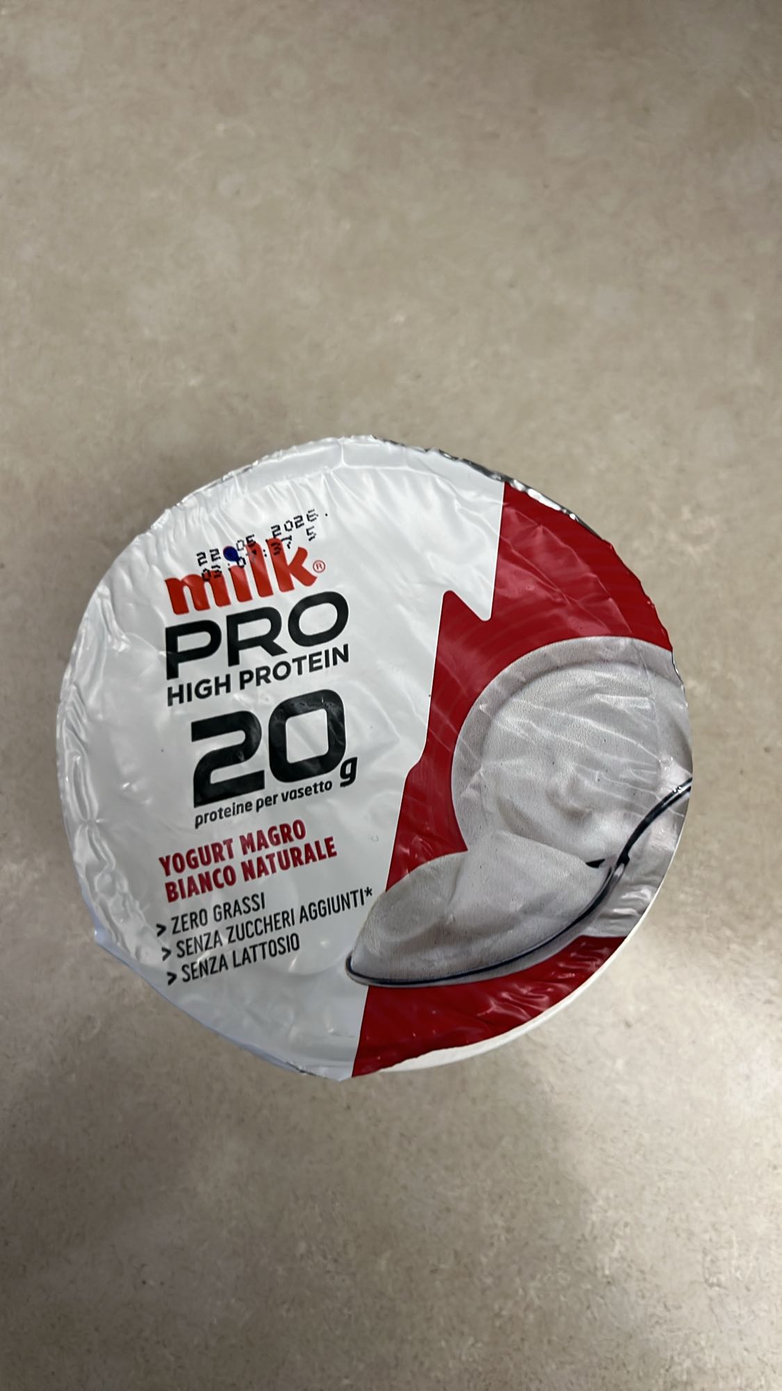 Yogurt proteico bianco