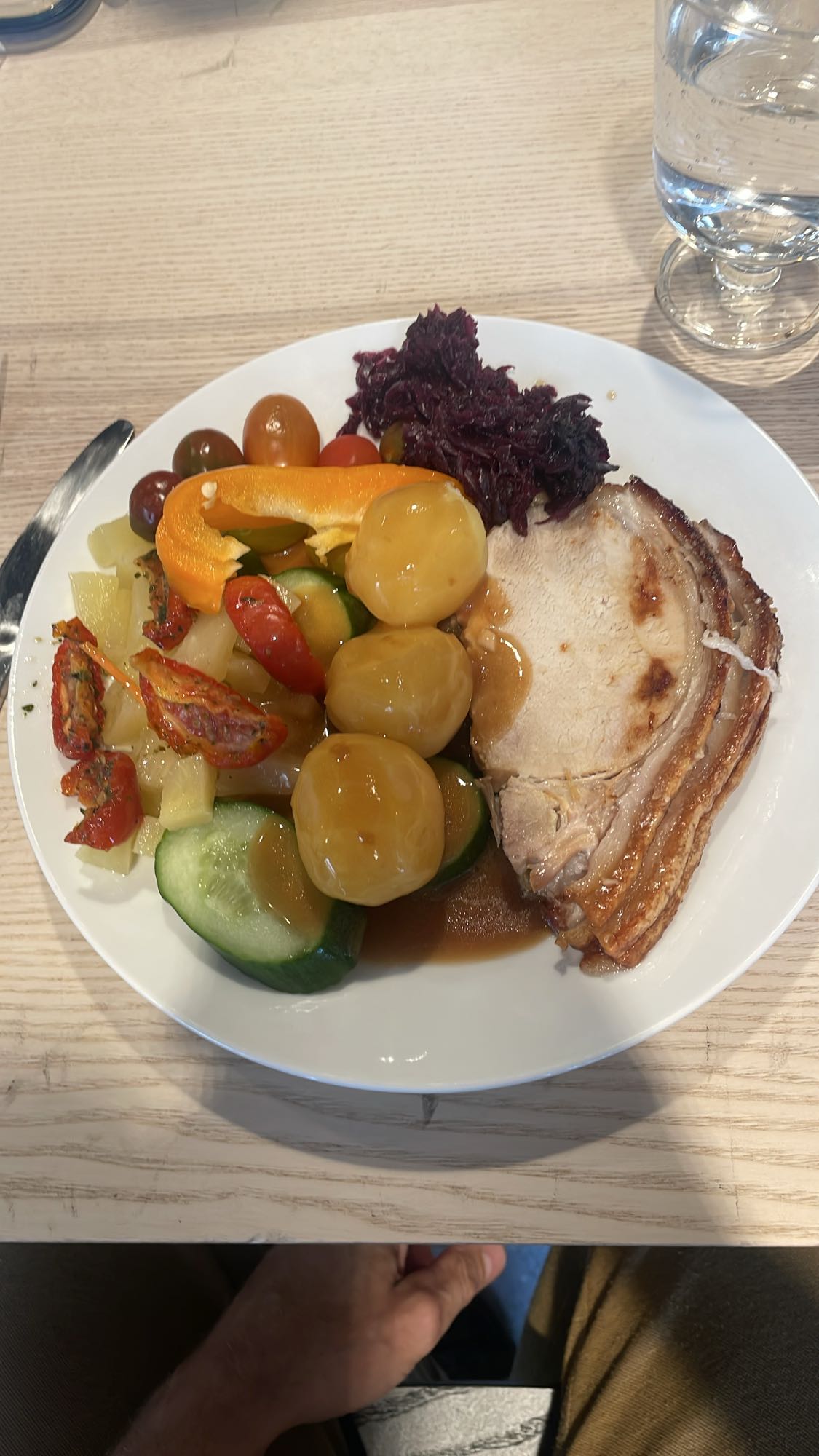 Fläskstek med grönsaker