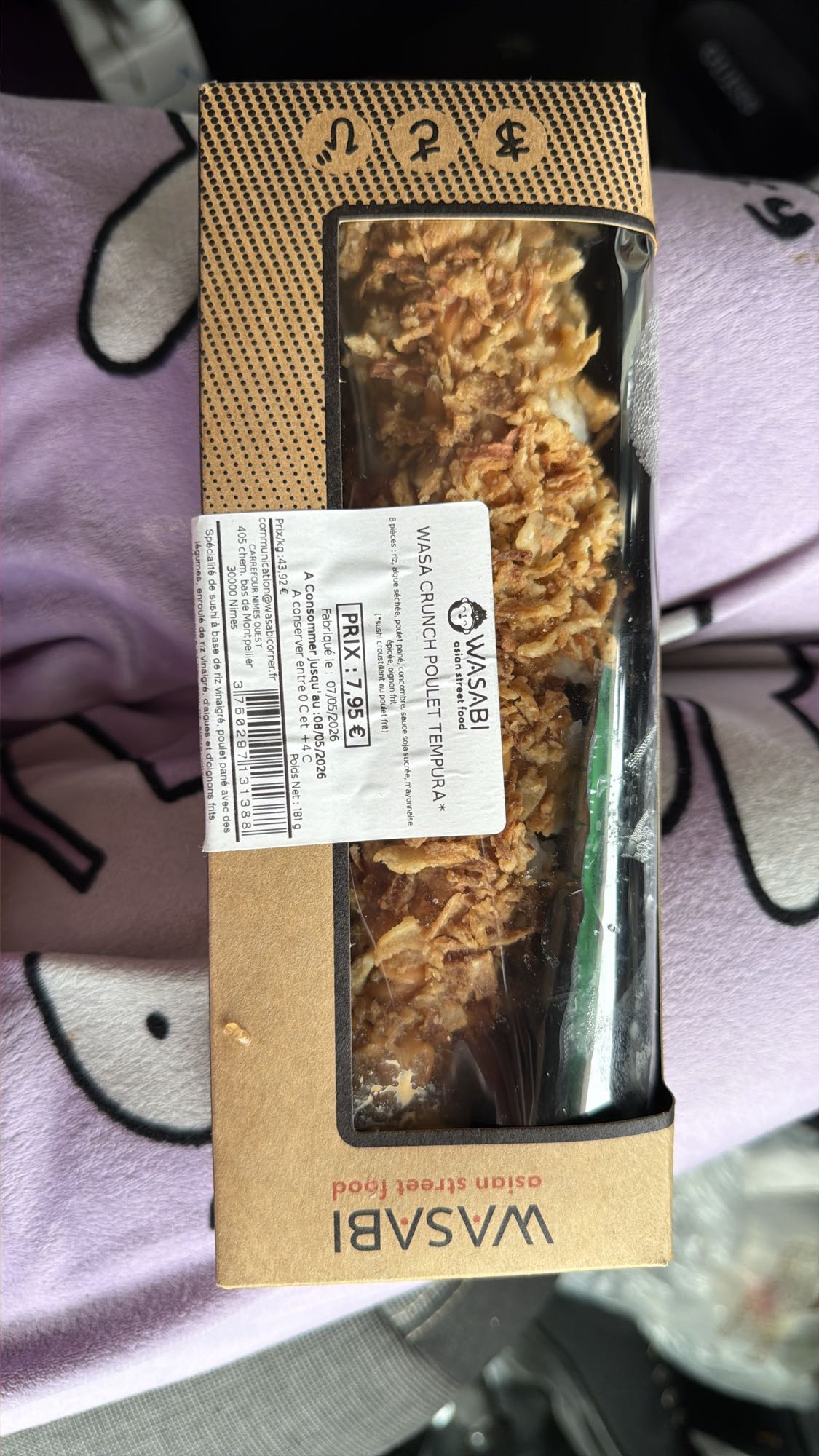 Sushi crunch pui tempura