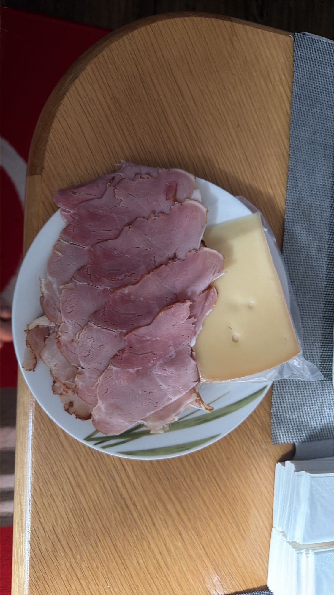 Schinken mit Käse