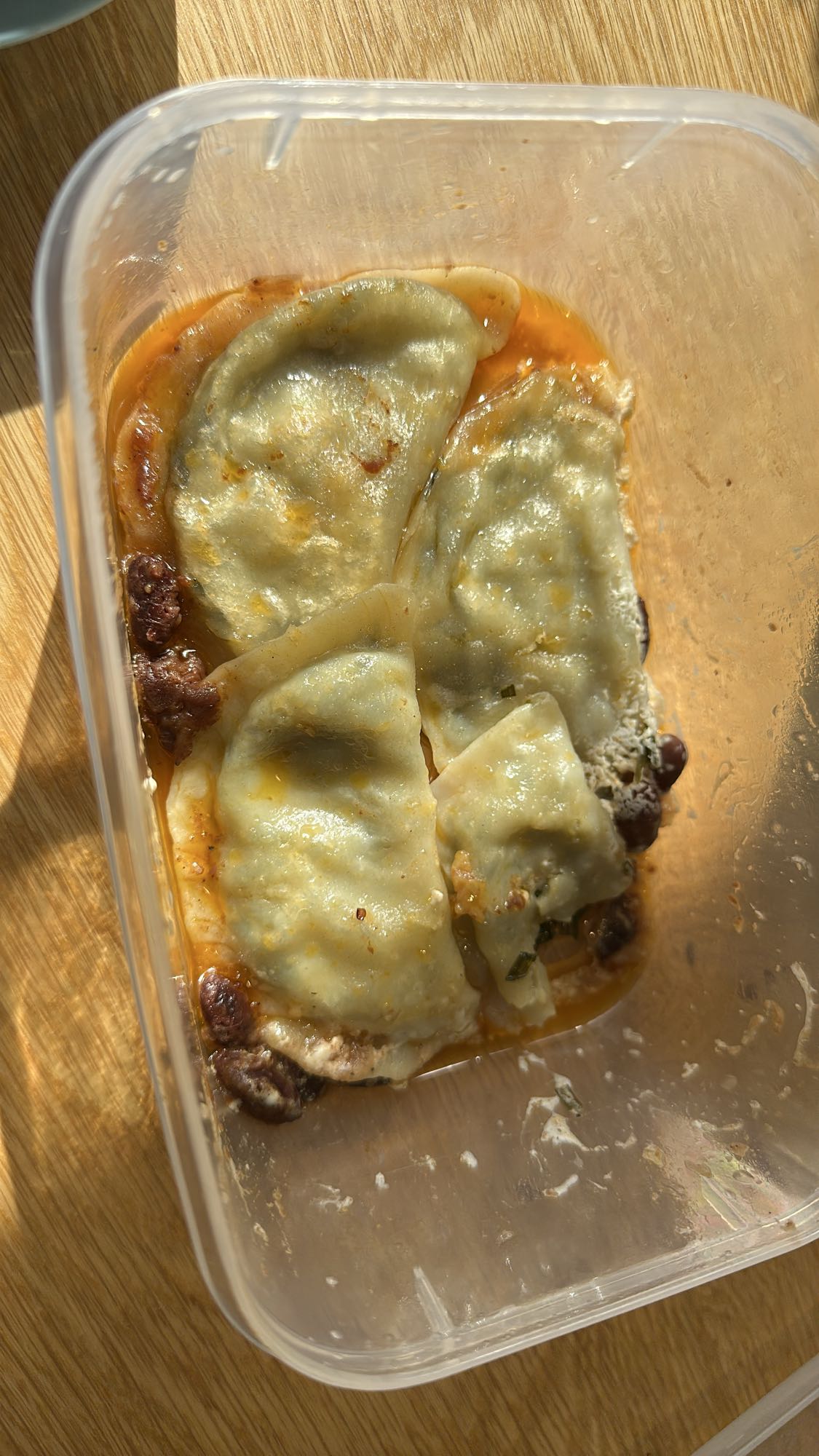 Pierogi med bönor