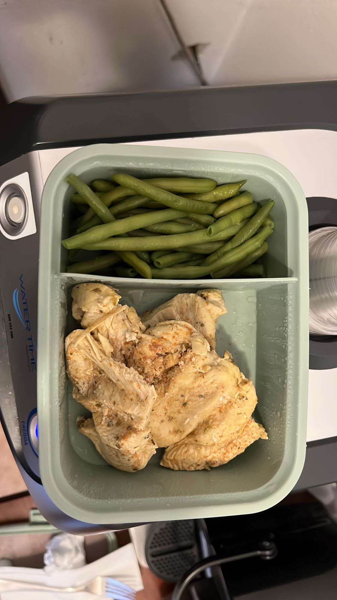 Pollo e fagiolini