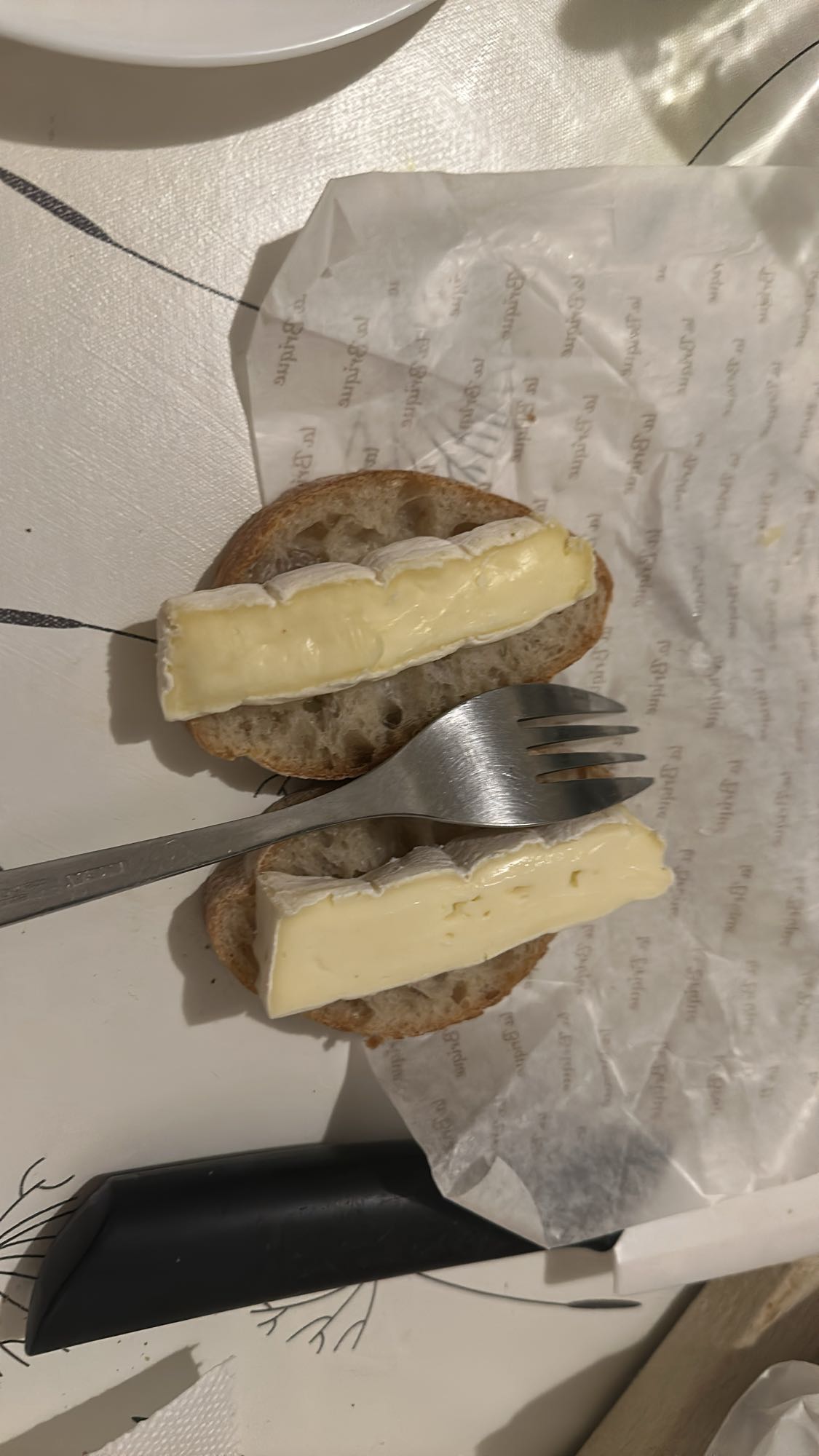 Brie on Bread