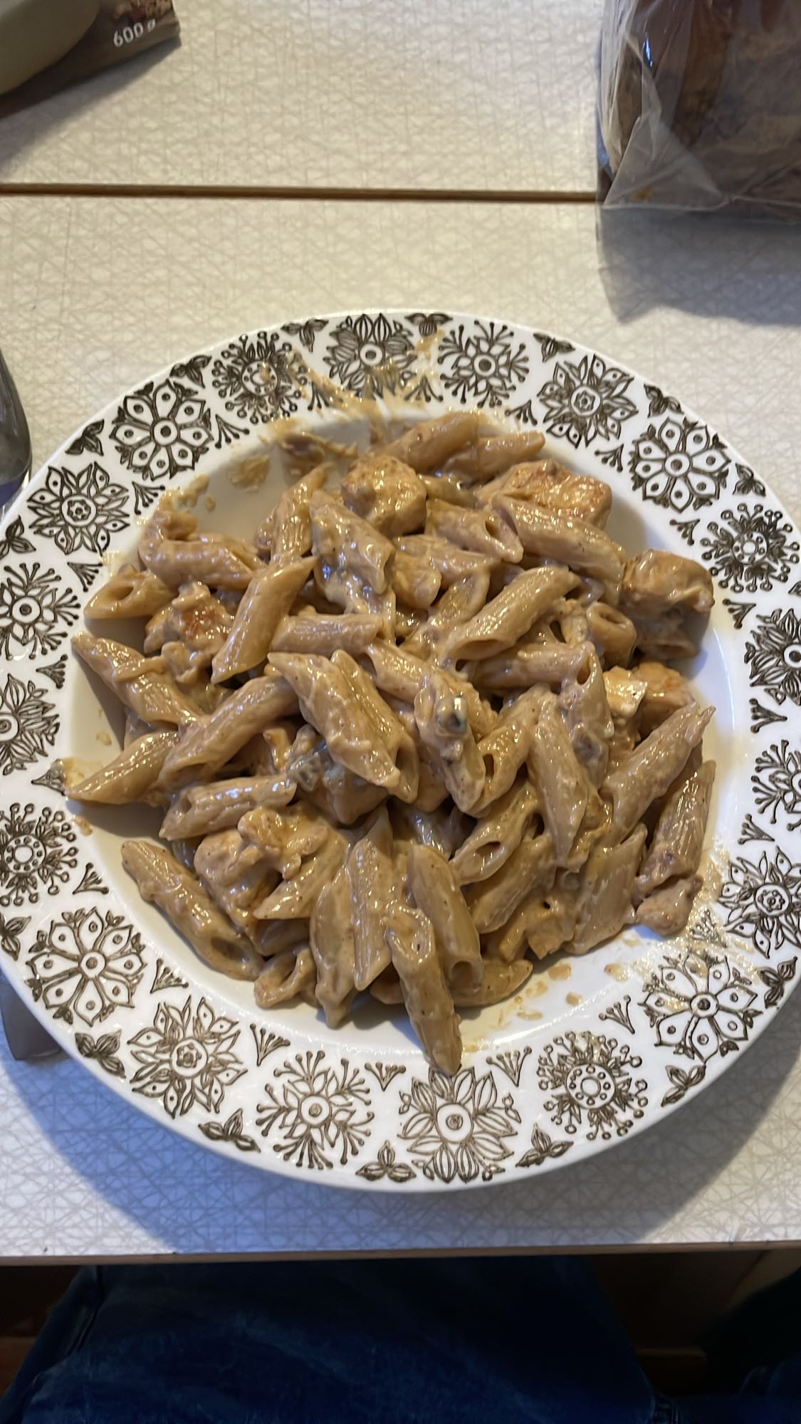 Krämig kycklingpasta
