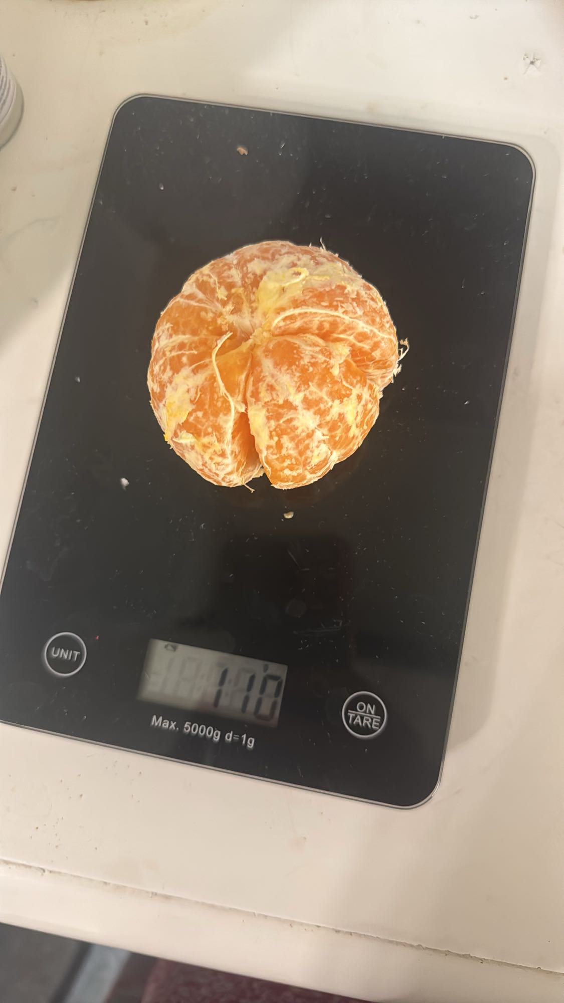 Skalad mandarin