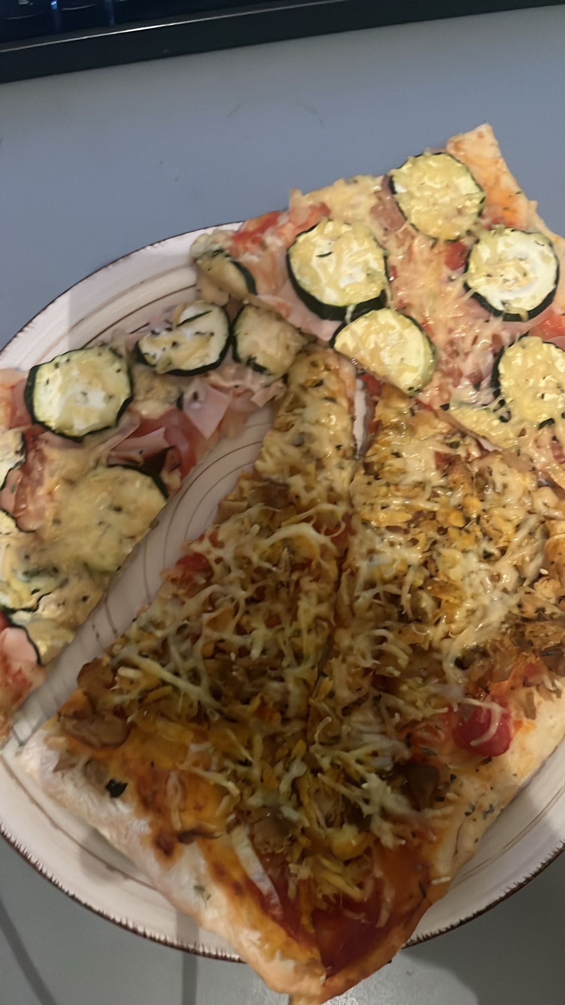 pizza variada casera