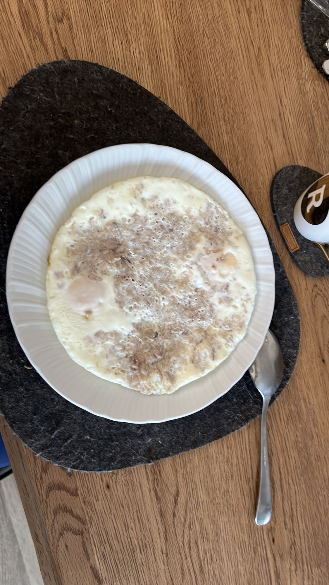 Uova con avena