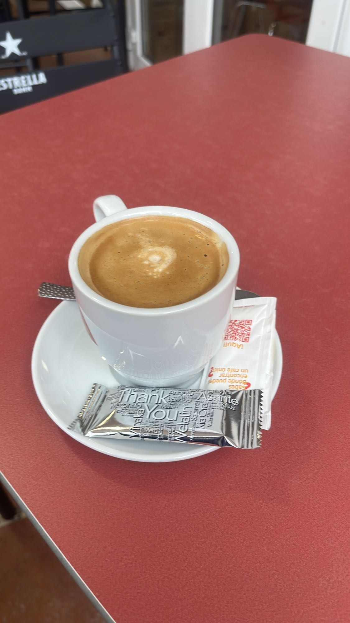 café con galleta