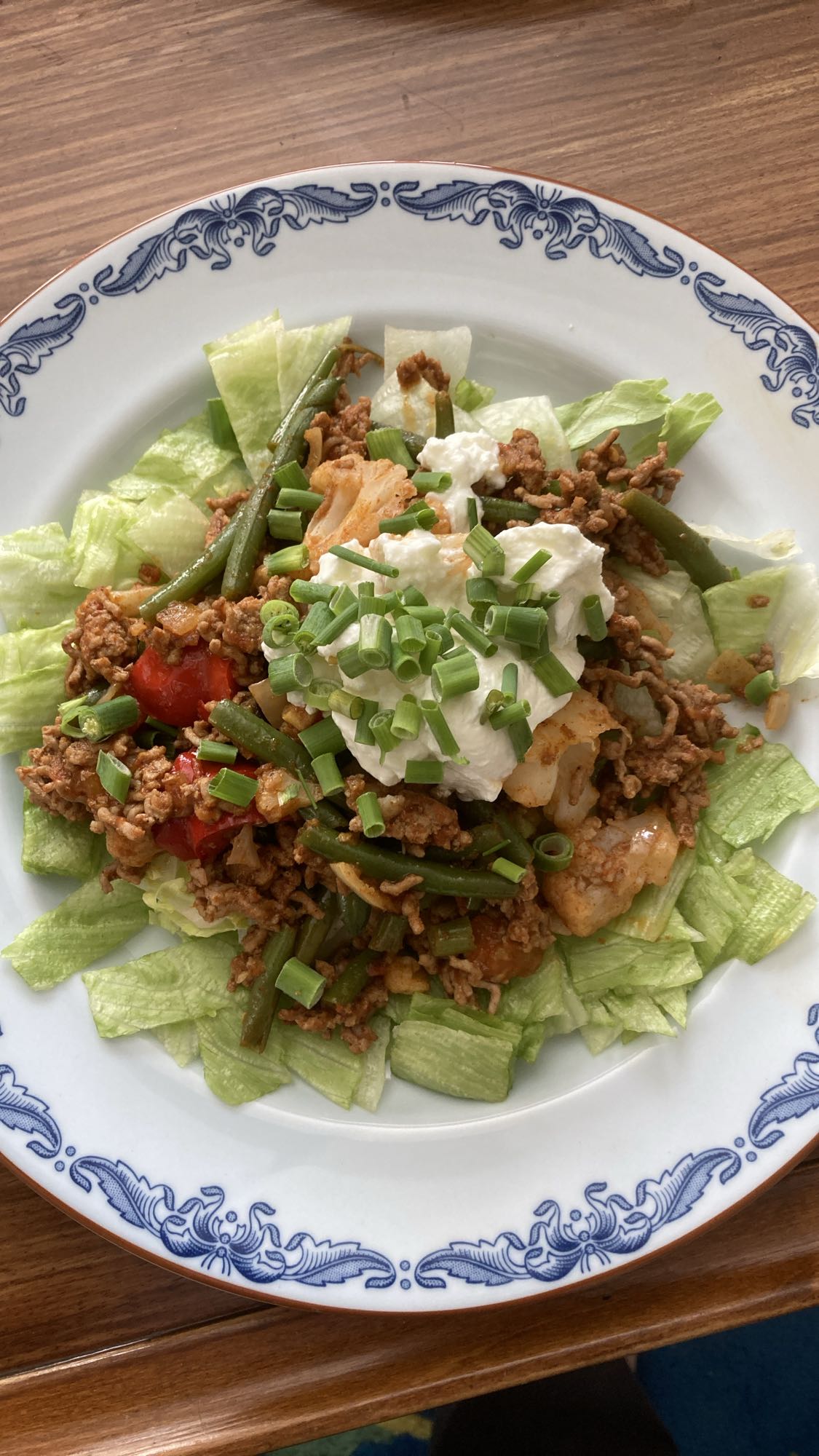 Köttfärssallad