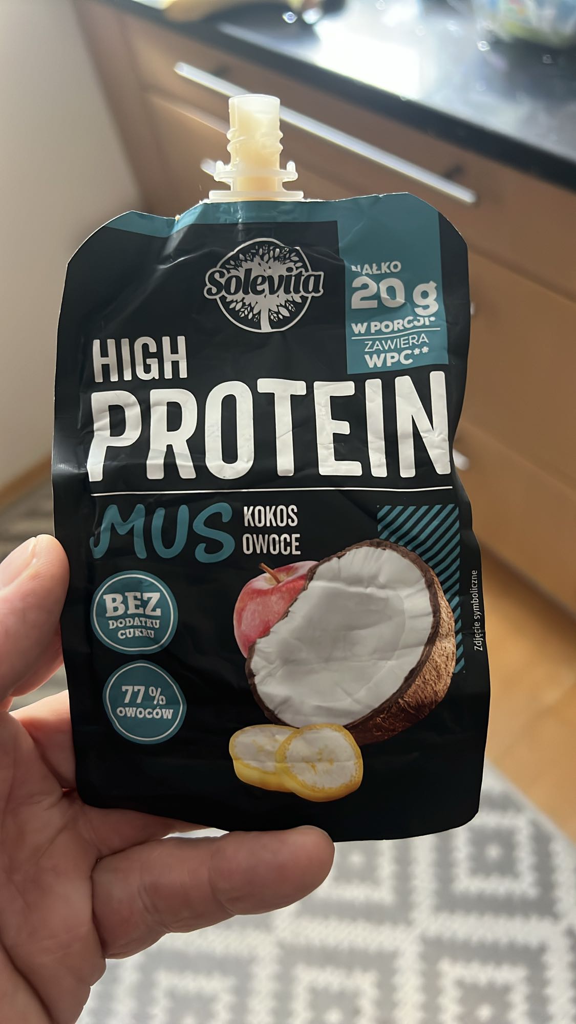 Mus proteinowy kokos
