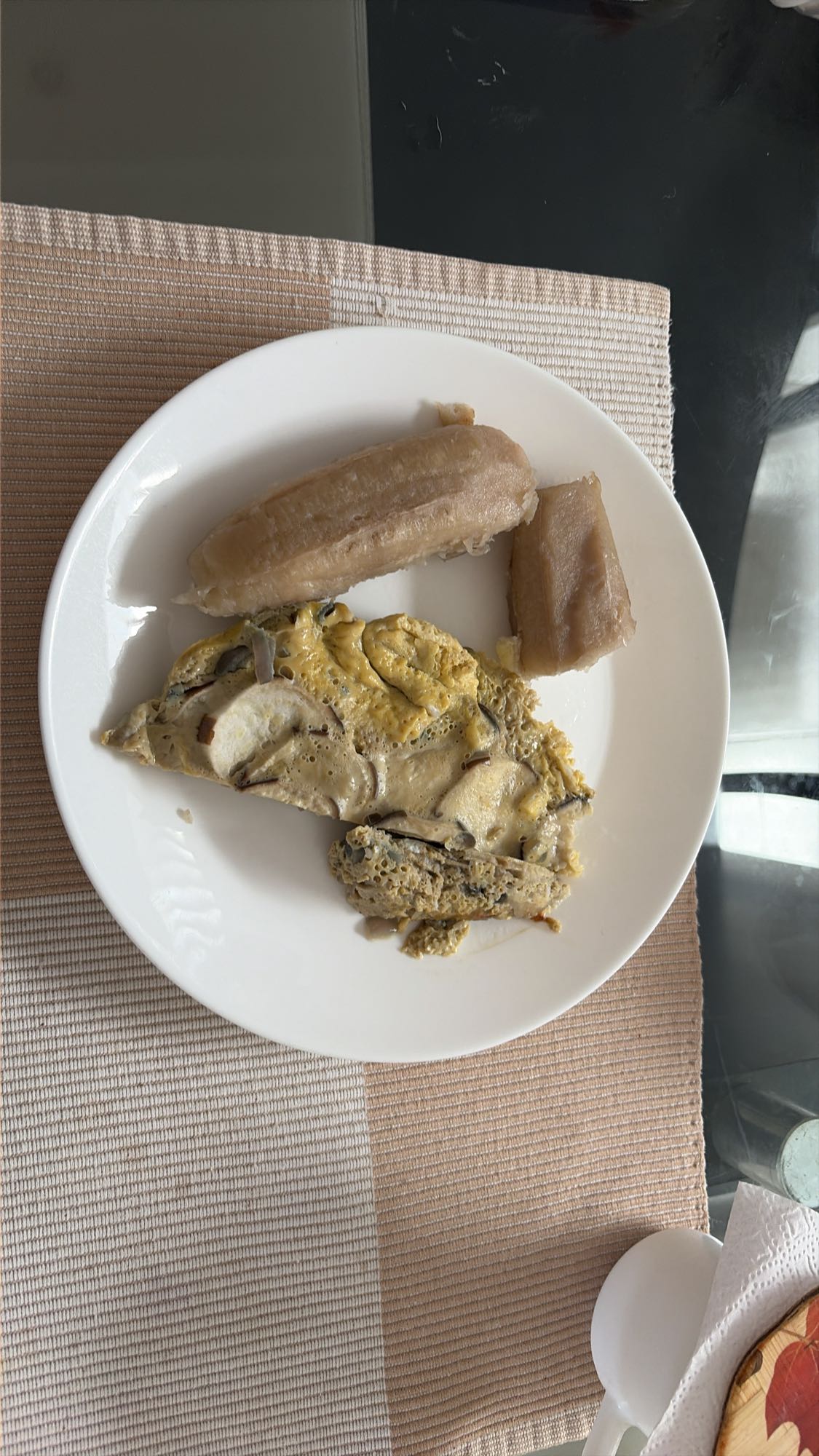 tortilla con plátano