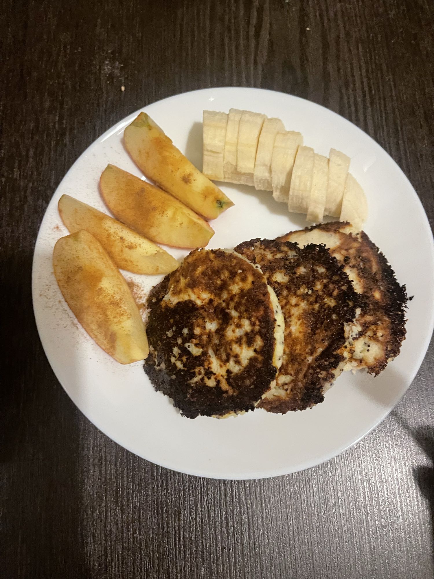 Сырники с фруктами