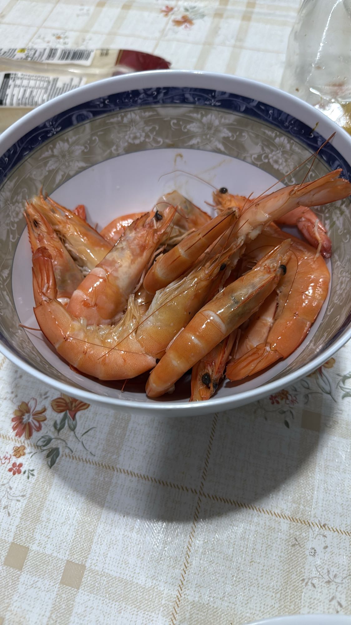 camarones cocidos
