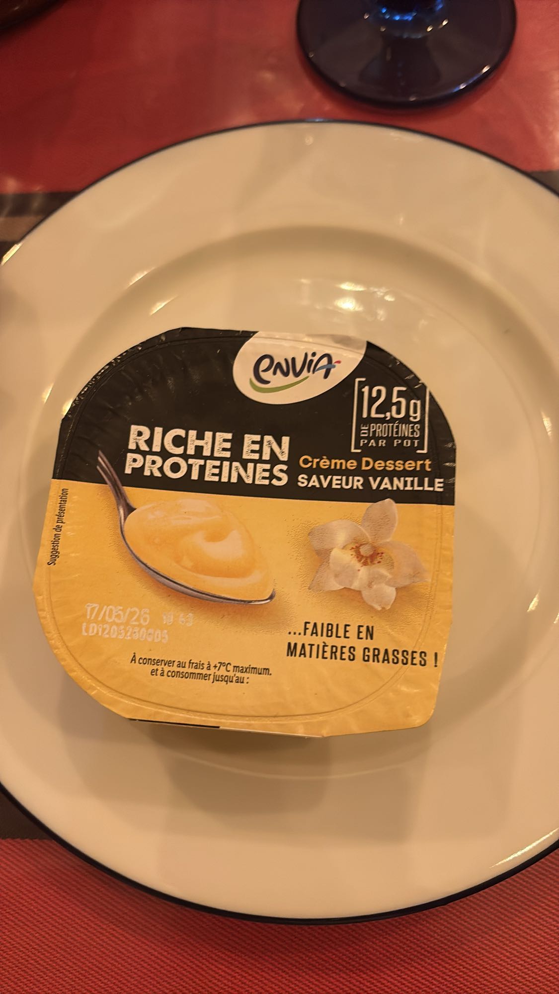 Crème dessert vanille