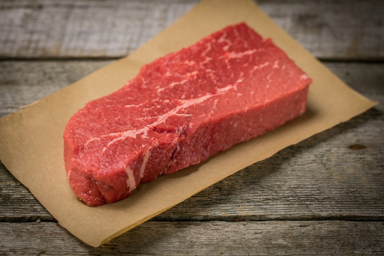 Steak de boeuf cuit