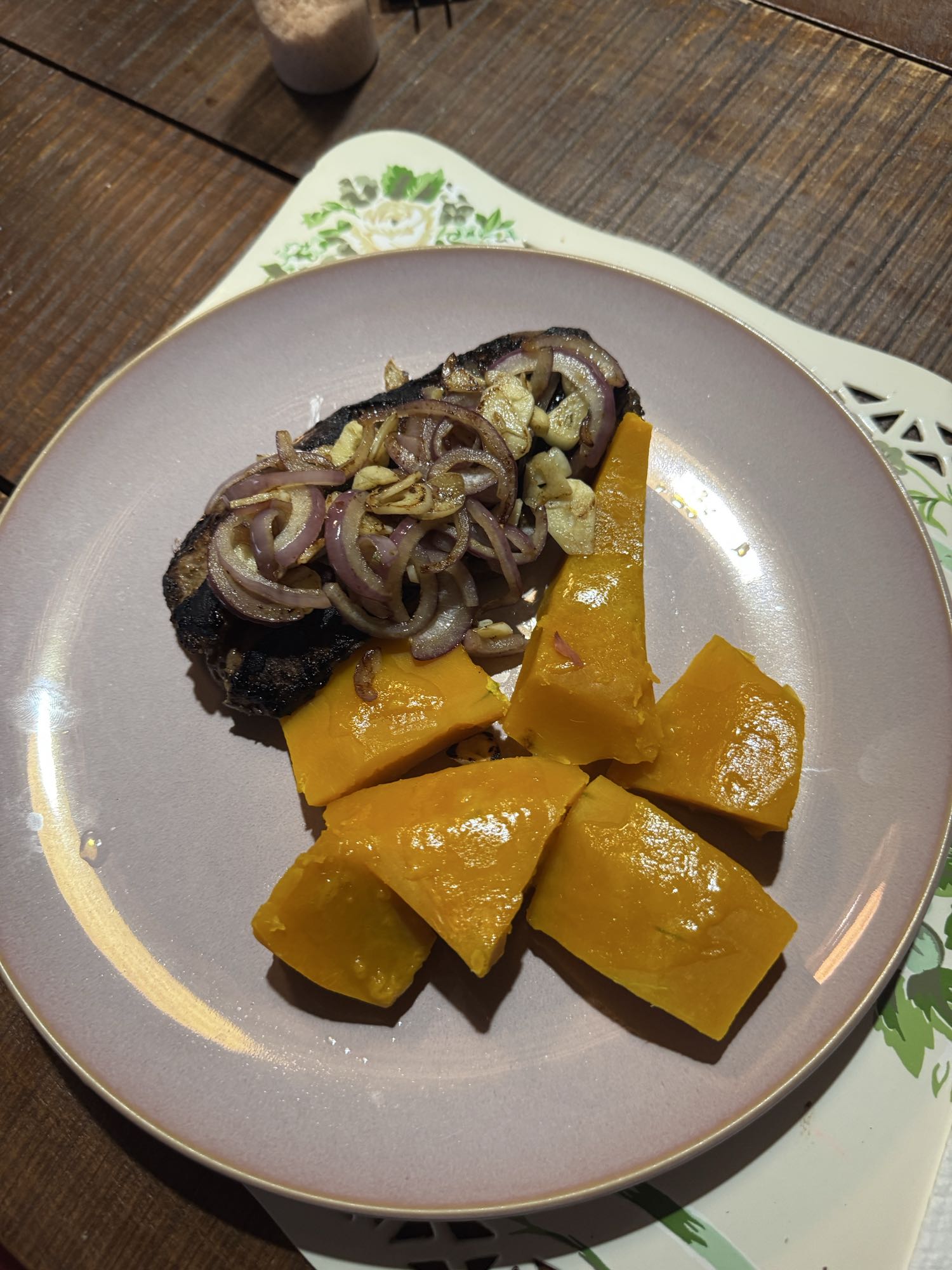 Carne con calabaza