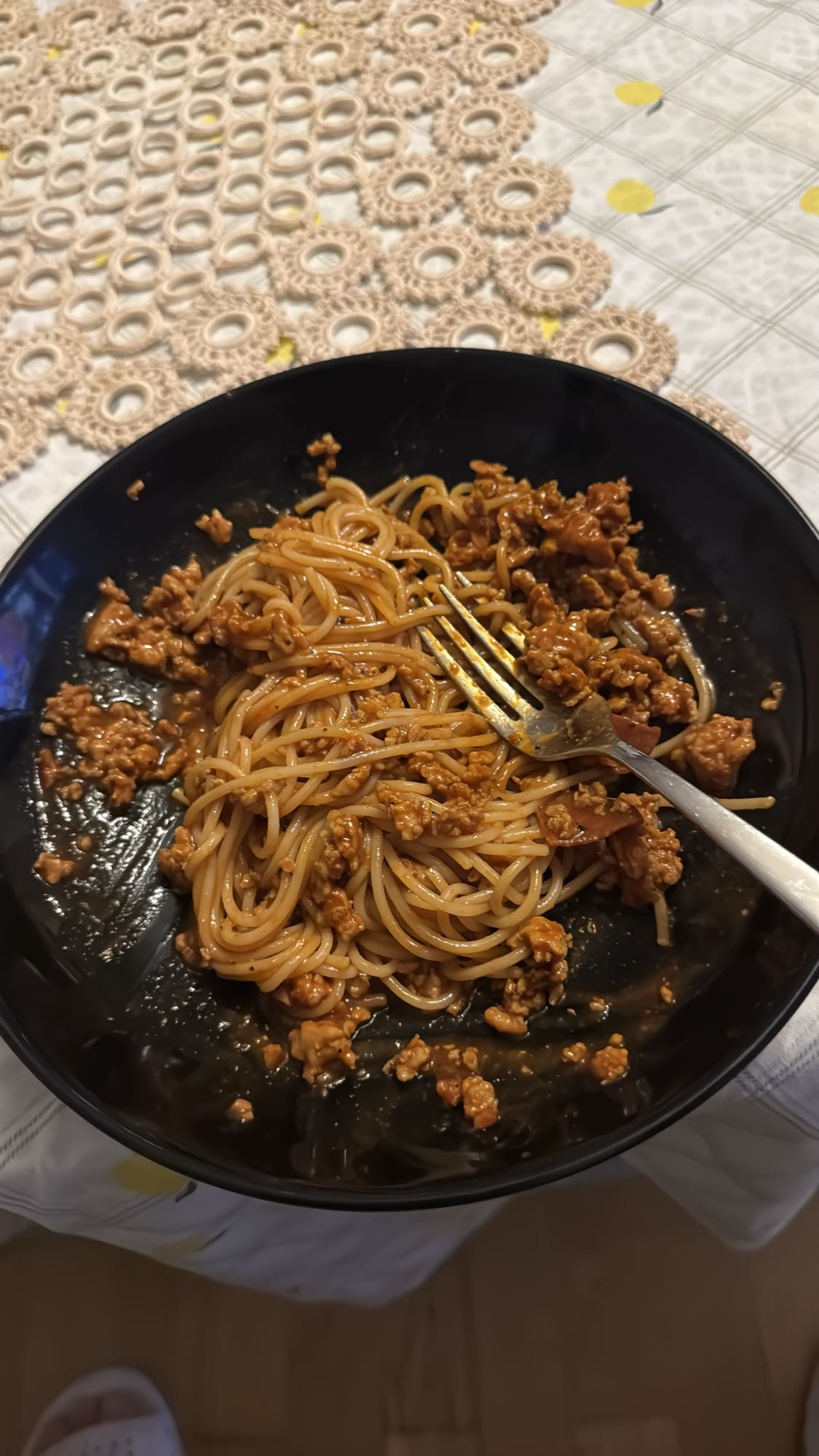 Spagetti med köttfärs