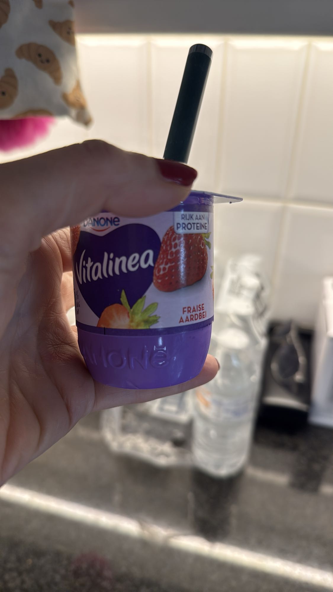 Aardbei proteïneyoghurt
