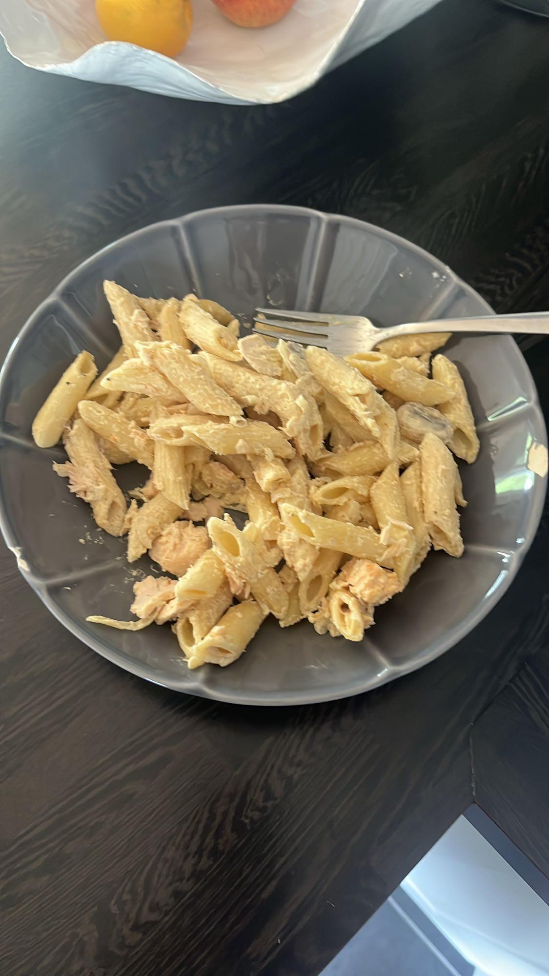 Krämig laxpasta