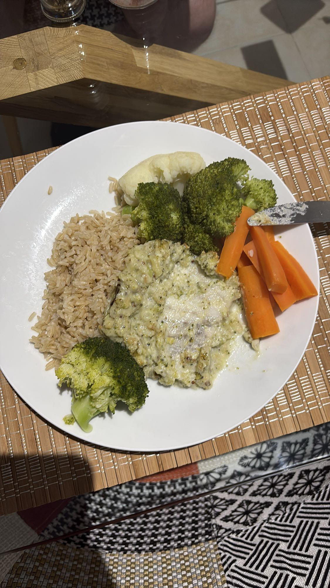 Creamy Fish Fillet Rice