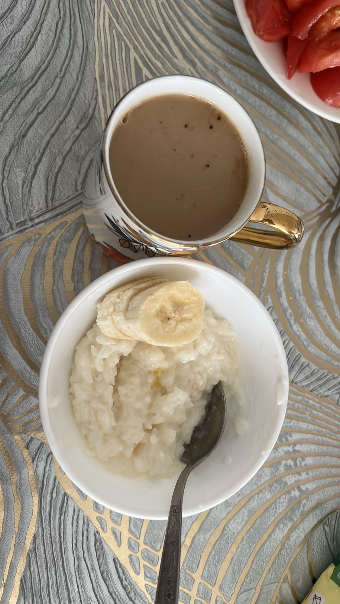 Рисовая каша с бананом