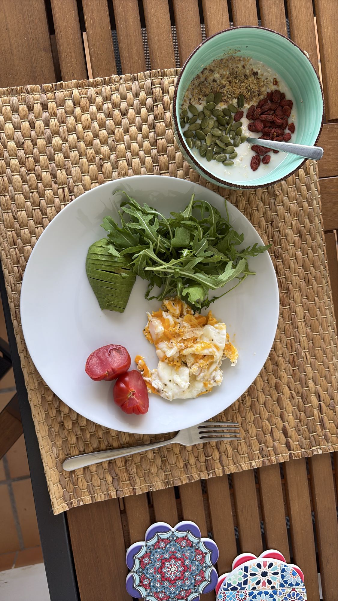 Eggs Avocado Yogurt Bowl