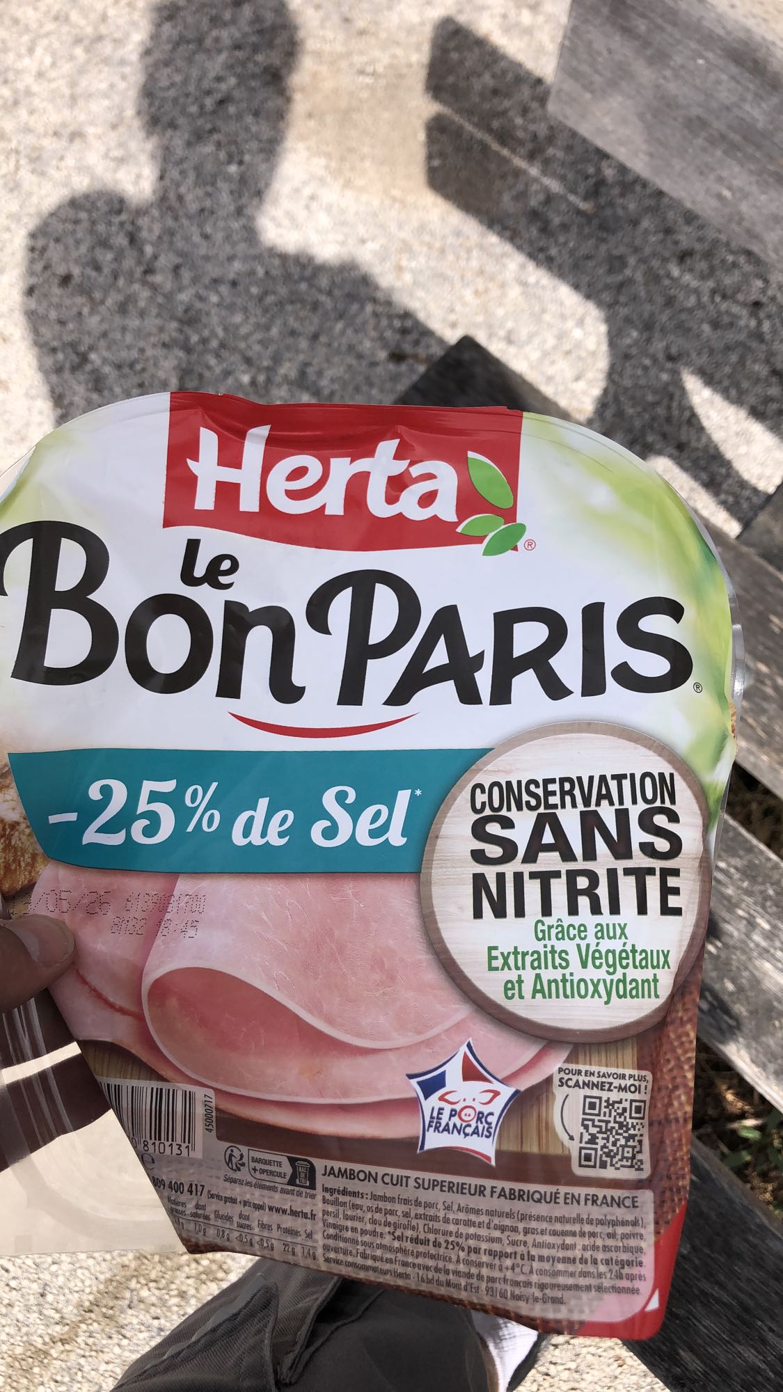 Jambon cuit supérieur