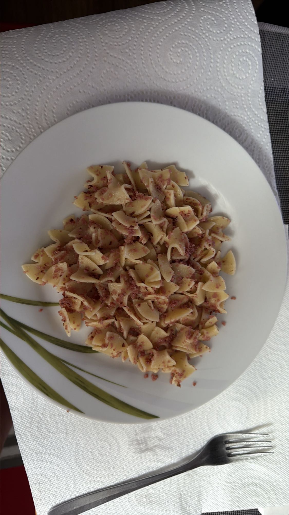 Nudeln mit Speck