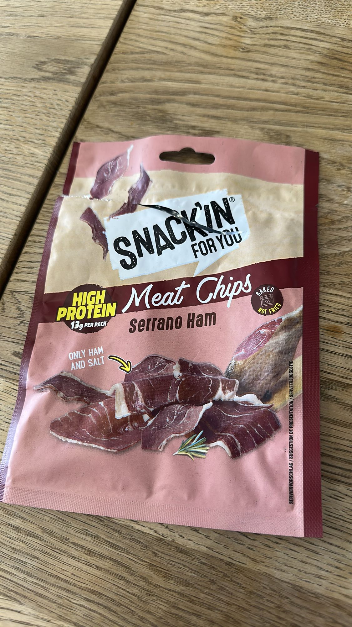 Chips de jambon serrano