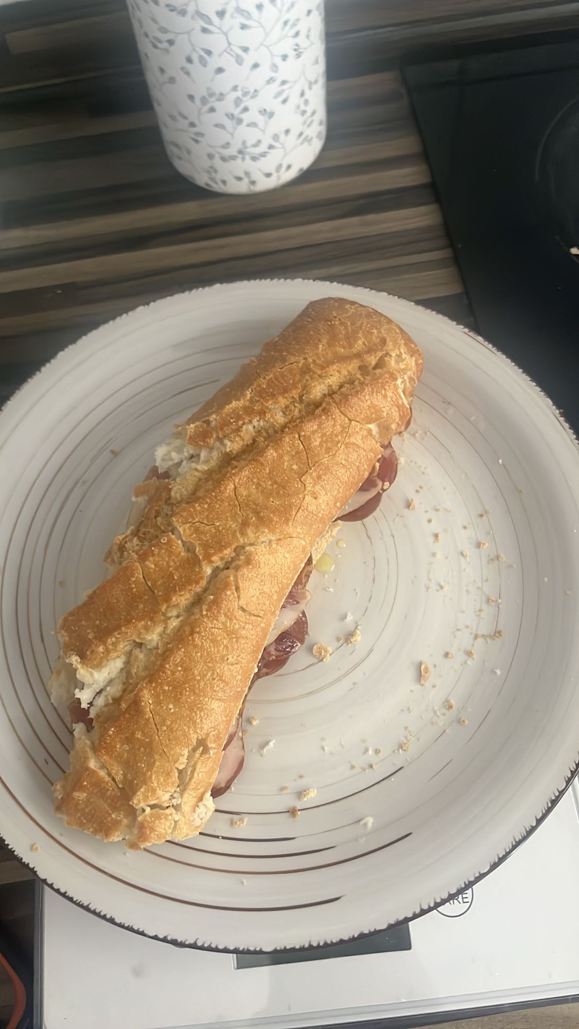 bocadillo de salami