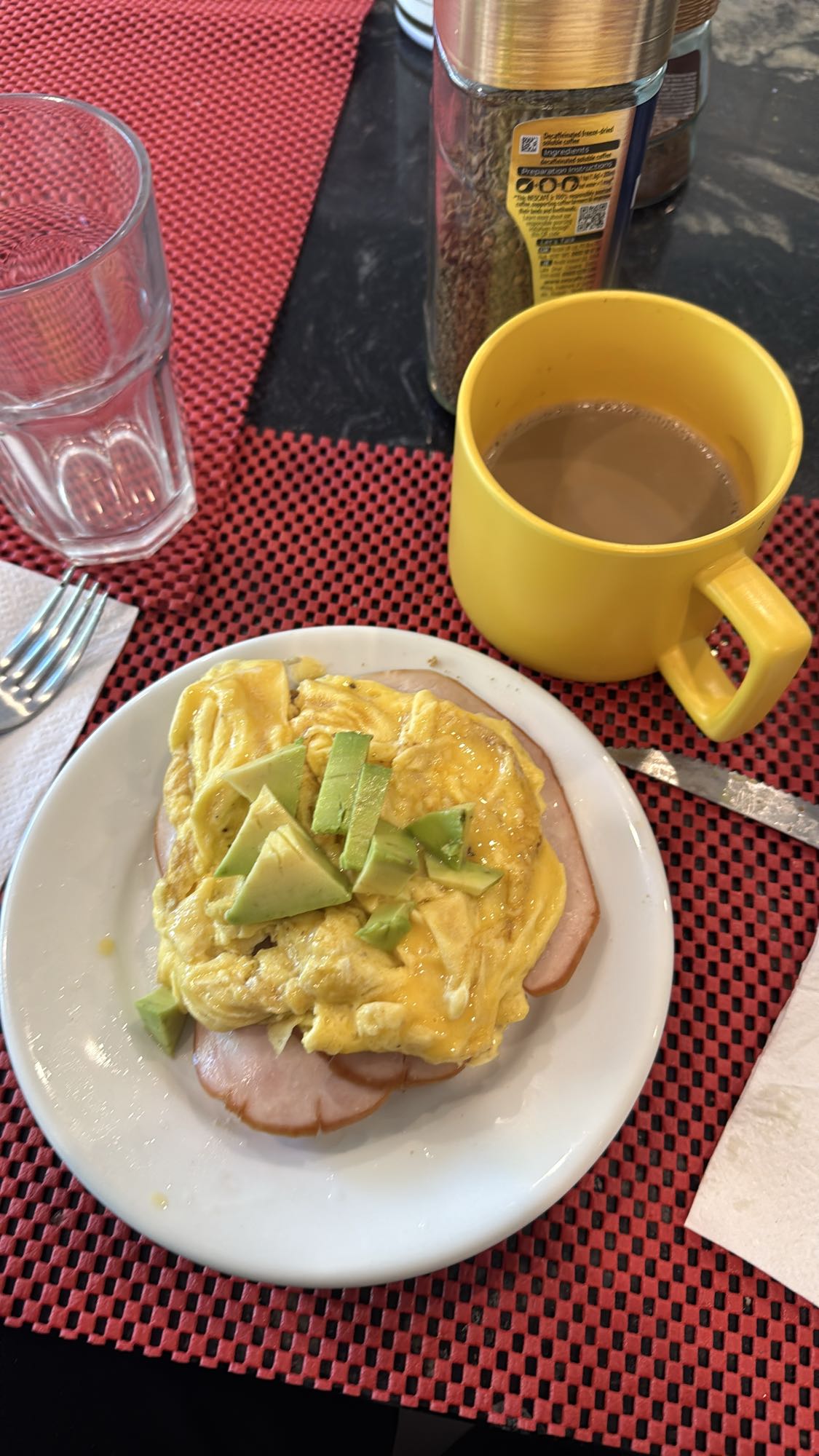 Ham Omelette Plate