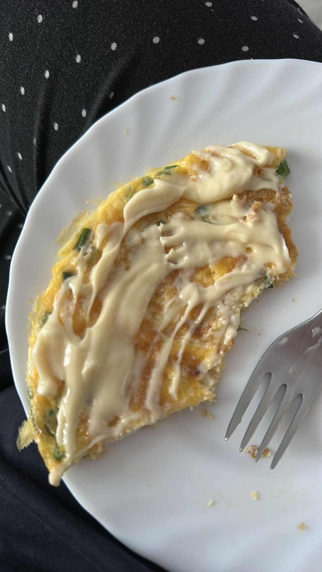 omlet z majonezem