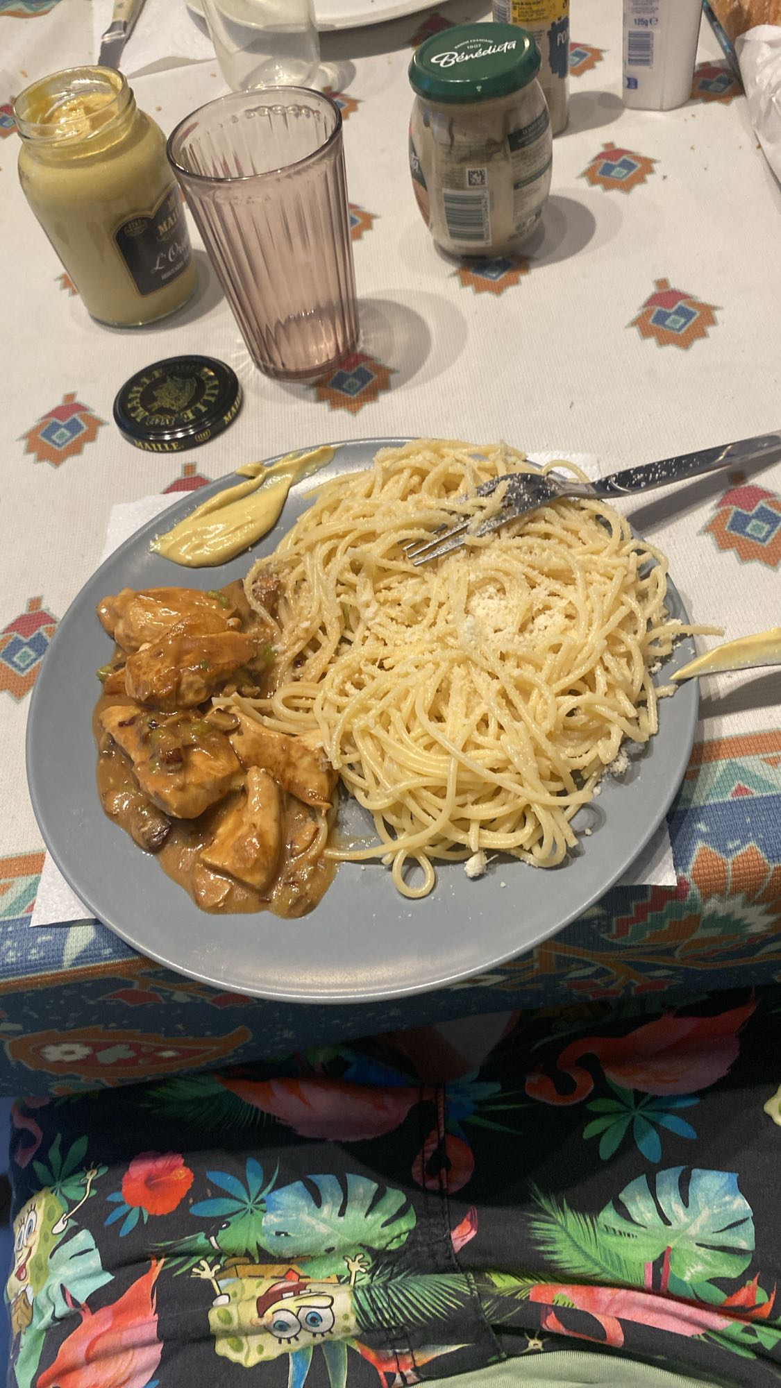Spaghetti au saumon
