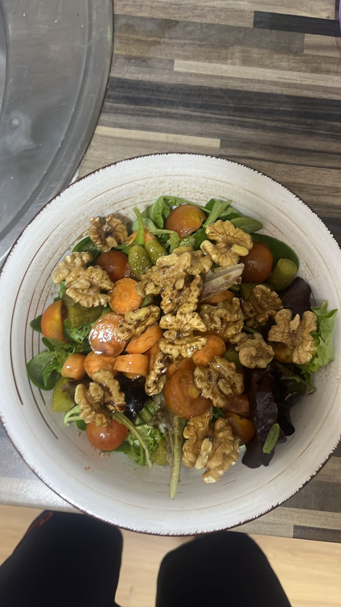 ensalada con nueces