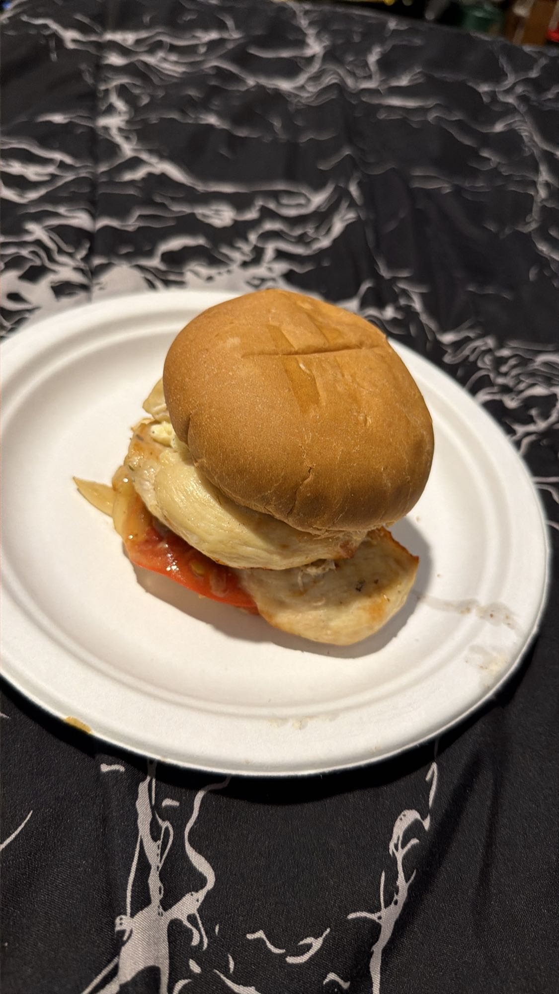 Emparedado de pollo