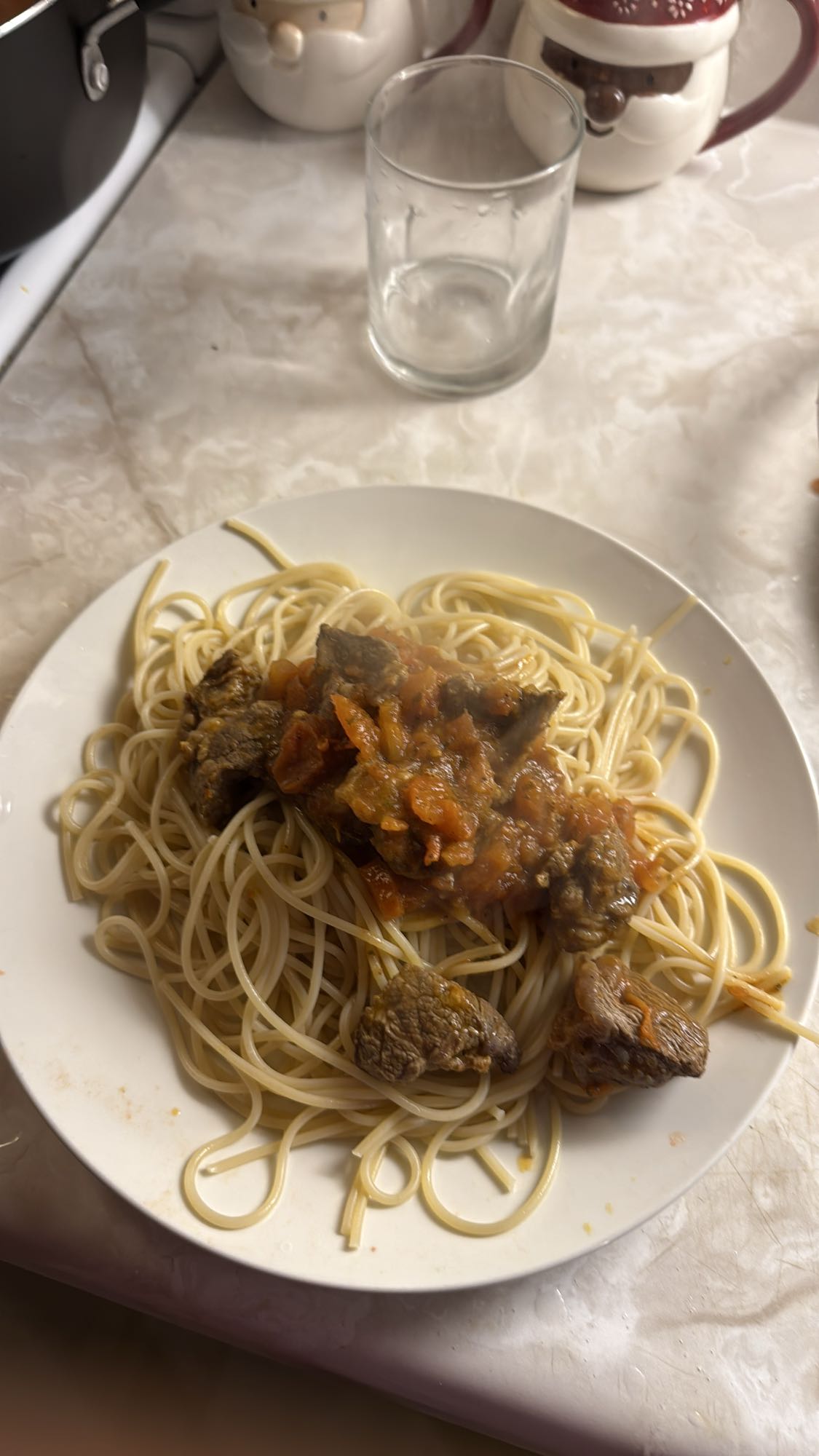 Spaghetti au boeuf