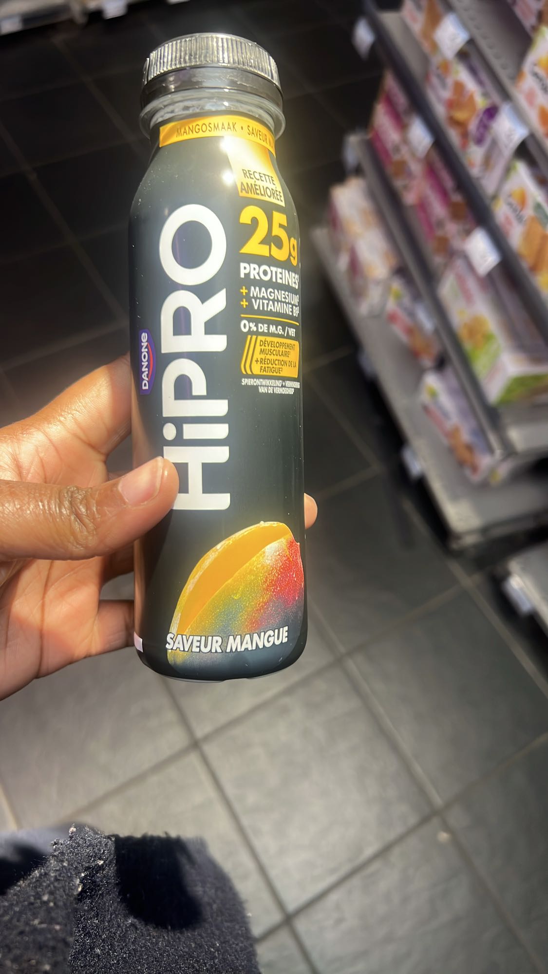 Boisson protéinée mangue