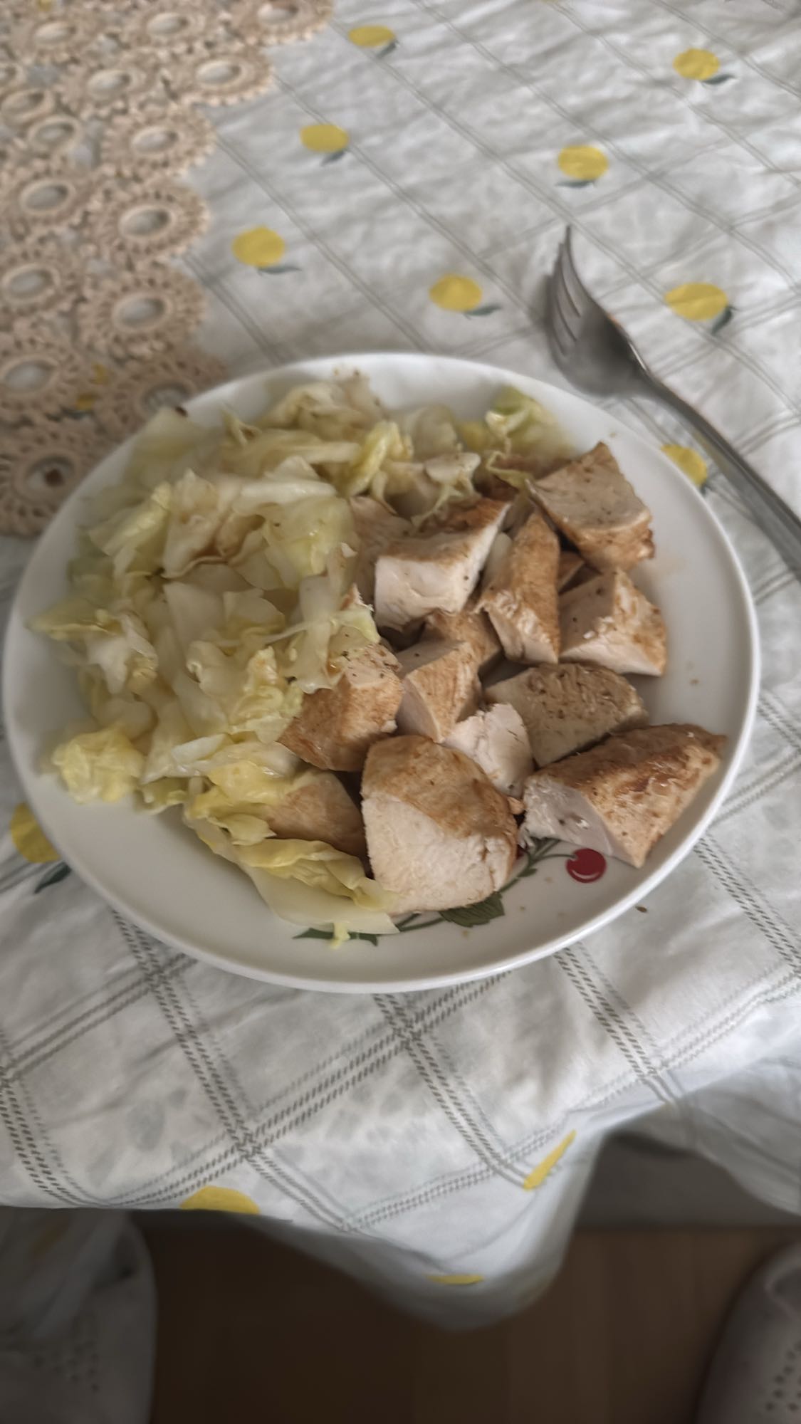 Kyckling med kål