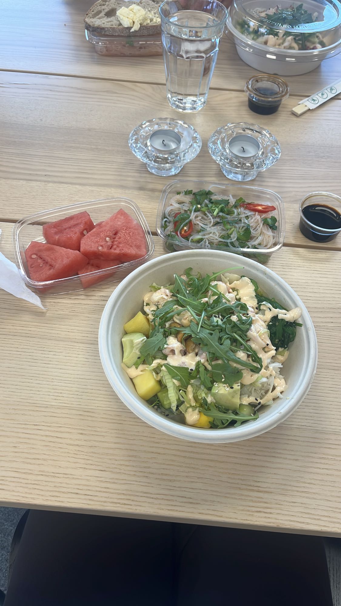 Poke bowl med vattenmelon