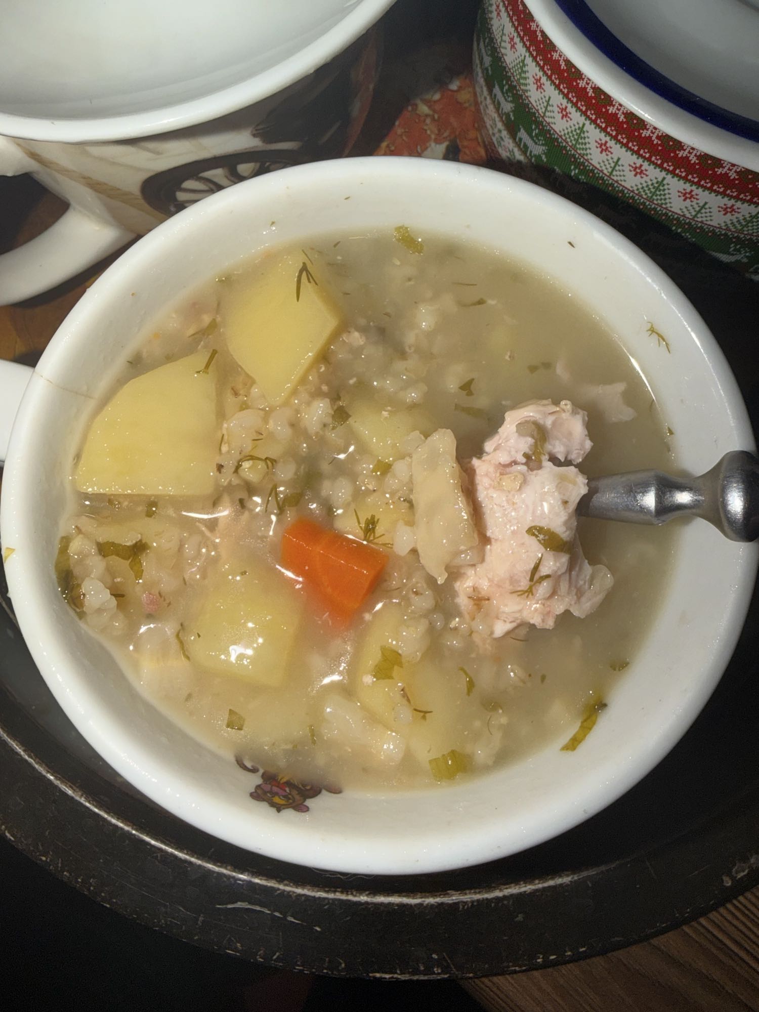 Zupa rybna z ziemniakami