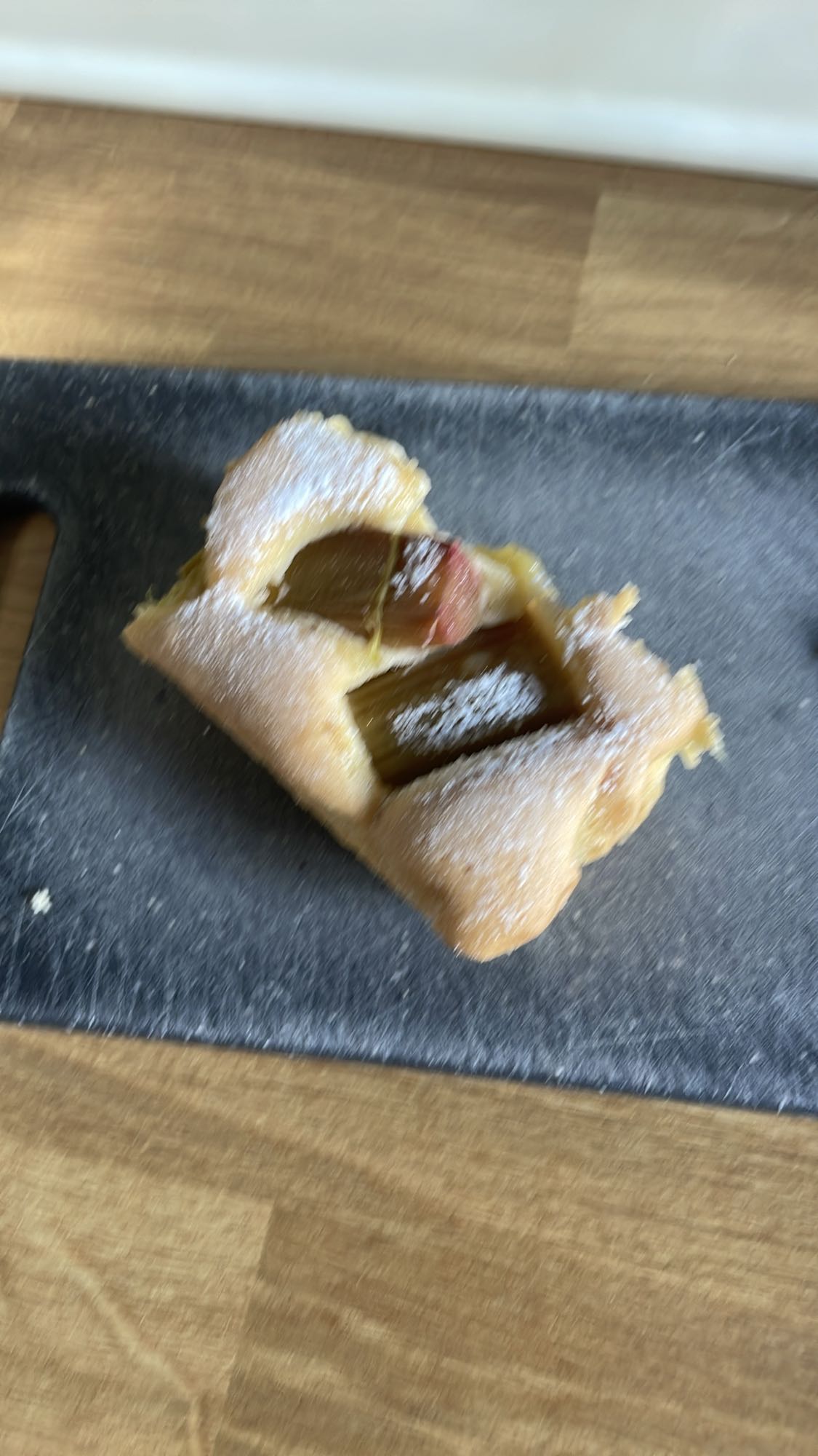 Ciastko z rabarbarem