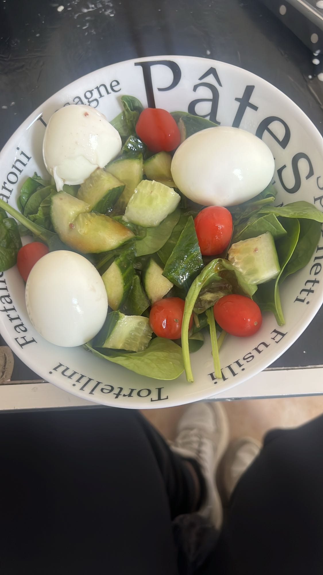 Salade aux oeufs