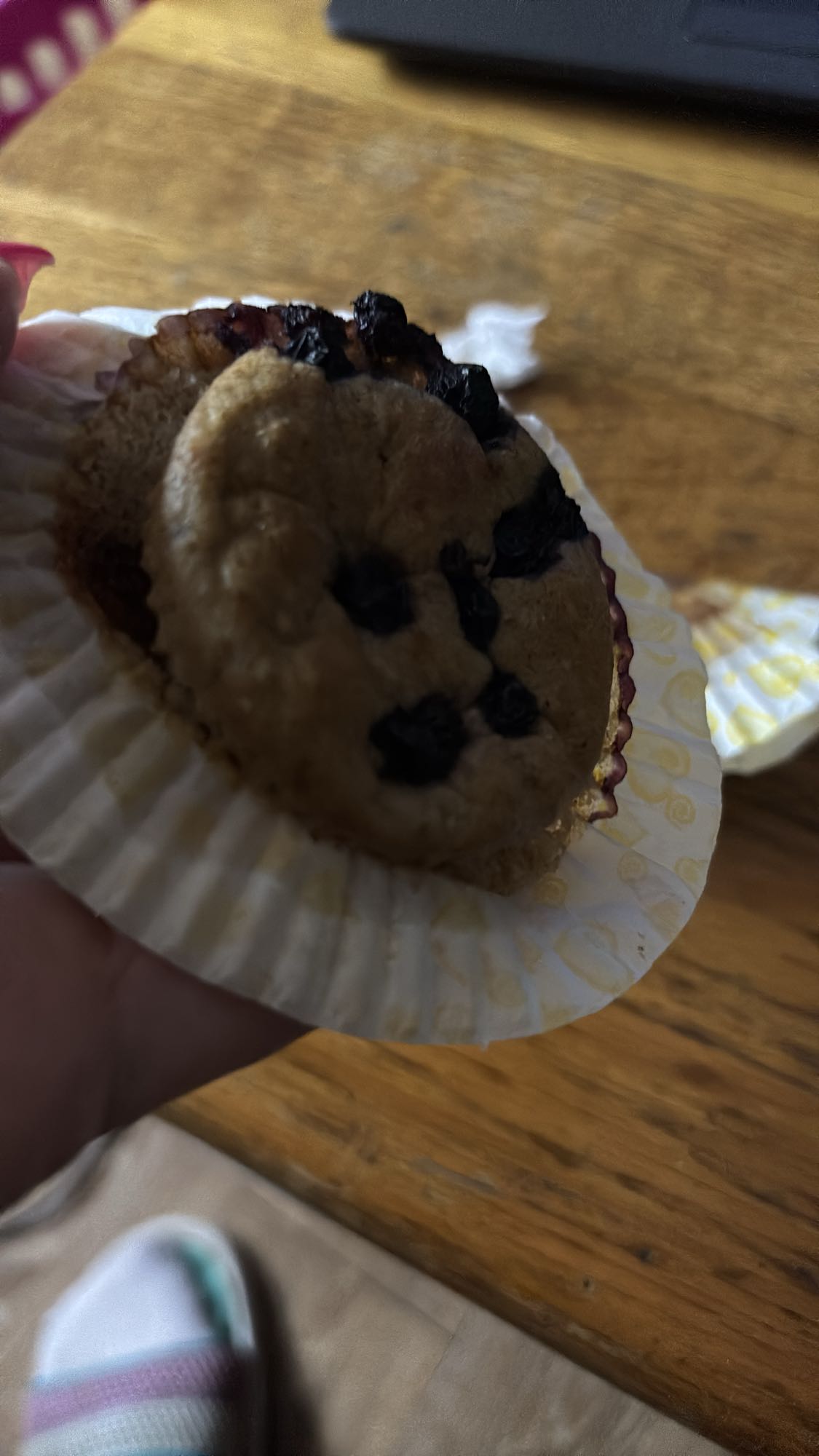 Áfonyás muffin