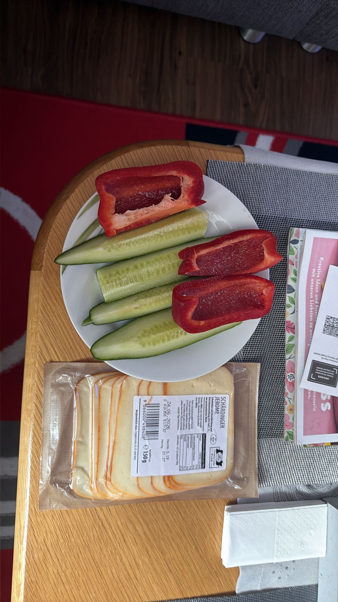 Paprika Gurke Käse