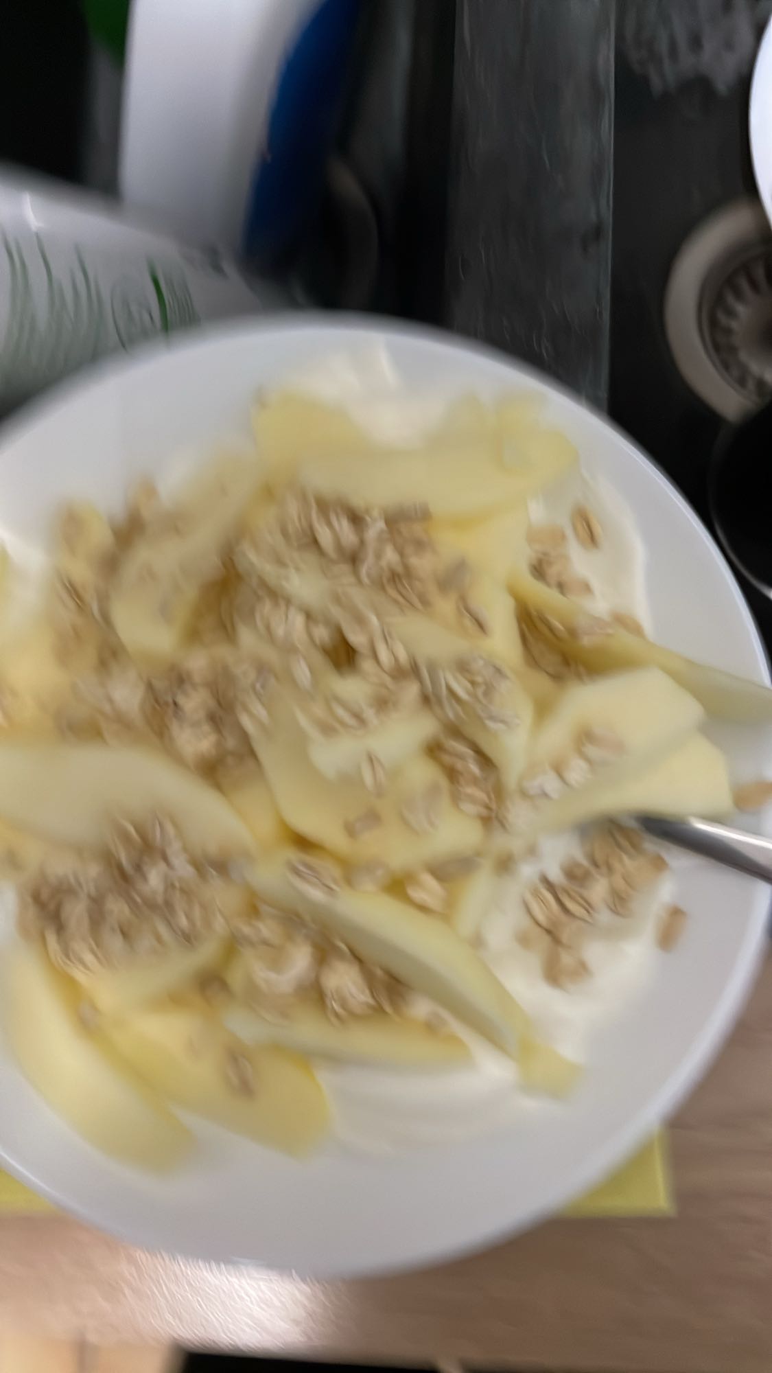 yaourt pomme muesli